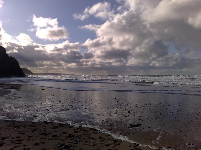 Russell's birthday - at Porthtowan